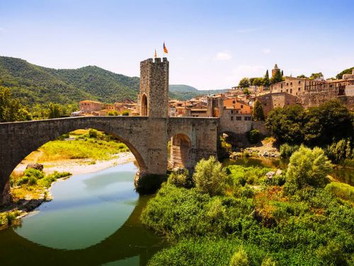 Bridge in Catalonia Region of Spain